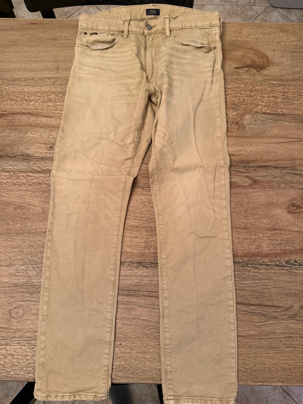 Polo by Ralph Lauren Slim Fit Chinos in Tan